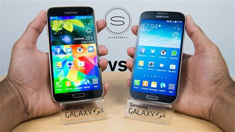 Samsung Galaxy S5 and Samsung Galaxy S4 battle it 